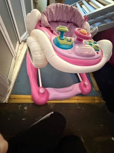 First steps baby walker pink - steps,